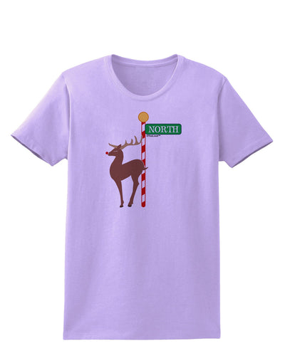 Rudolf Ratchet Reindeer Color Womens T-Shirt-Womens T-Shirt-TooLoud-Lavender-X-Small-Davson Sales