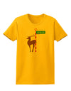 Rudolf Ratchet Reindeer Color Womens T-Shirt-Womens T-Shirt-TooLoud-Gold-X-Small-Davson Sales