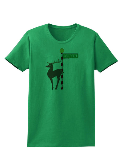 Rudolf Ratchet Reindeer Color Womens T-Shirt-Womens T-Shirt-TooLoud-Kelly-Green-X-Small-Davson Sales