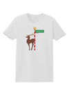 Rudolf Ratchet Reindeer Color Womens T-Shirt-Womens T-Shirt-TooLoud-White-X-Small-Davson Sales