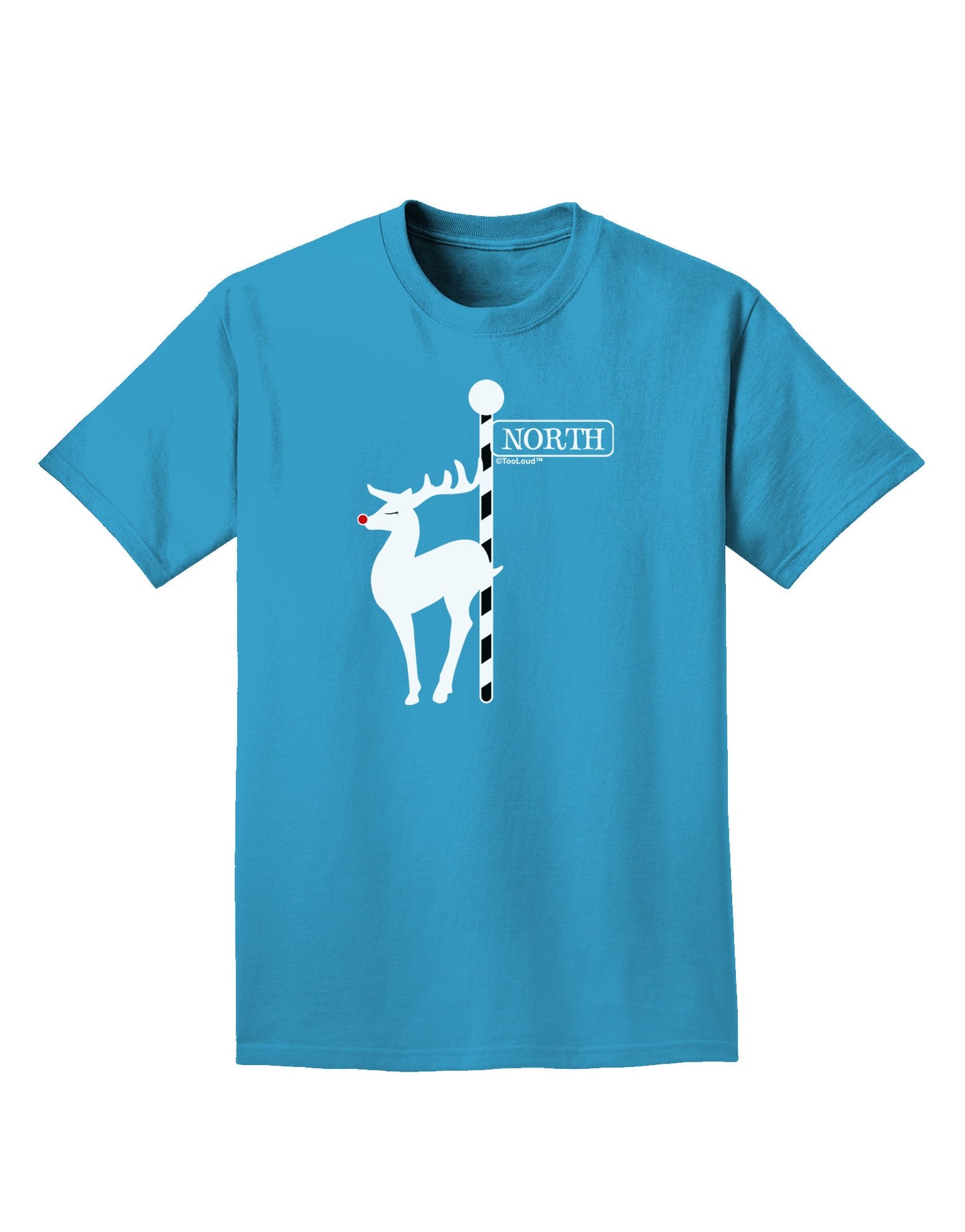 Rudolf the Ratchet Reindeer Adult Dark T-Shirt-Mens T-Shirt-TooLoud-Turquoise-Small-Davson Sales