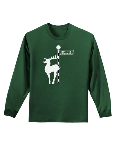 Rudolf the Ratchet Reindeer Adult Long Sleeve Dark T-Shirt-TooLoud-Dark-Green-Small-Davson Sales