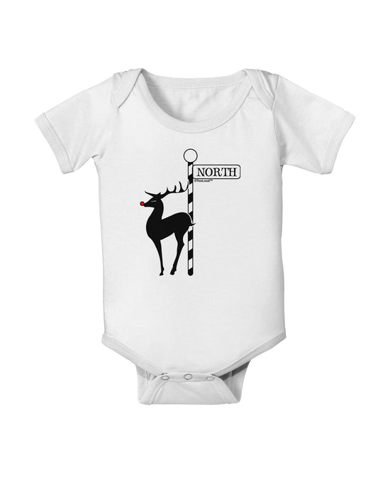 Rudolf the Ratchet Reindeer Baby Romper Bodysuit-Baby Romper-TooLoud-White-06-Months-Davson Sales
