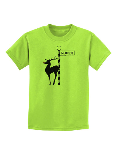 Rudolf the Ratchet Reindeer Childrens T-Shirt-Childrens T-Shirt-TooLoud-Lime-Green-X-Small-Davson Sales