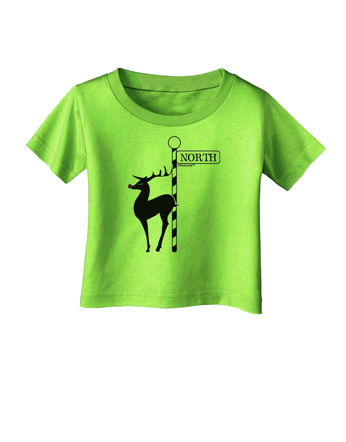 Rudolf the Ratchet Reindeer Infant T-Shirt-Infant T-Shirt-TooLoud-Lime-Green-06-Months-Davson Sales