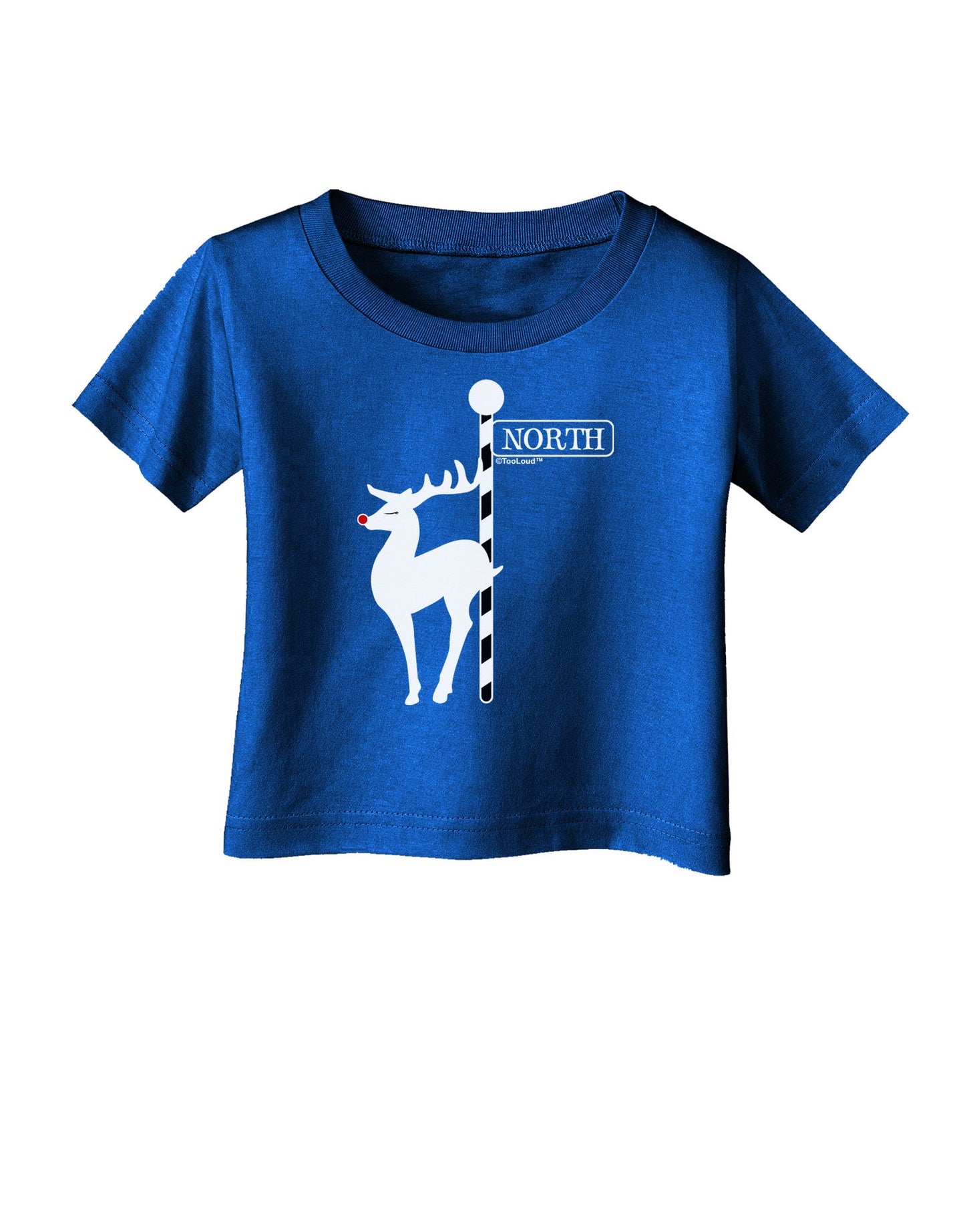Rudolf the Ratchet Reindeer Infant T-Shirt Dark-Infant T-Shirt-TooLoud-Royal-Blue-06-Months-Davson Sales
