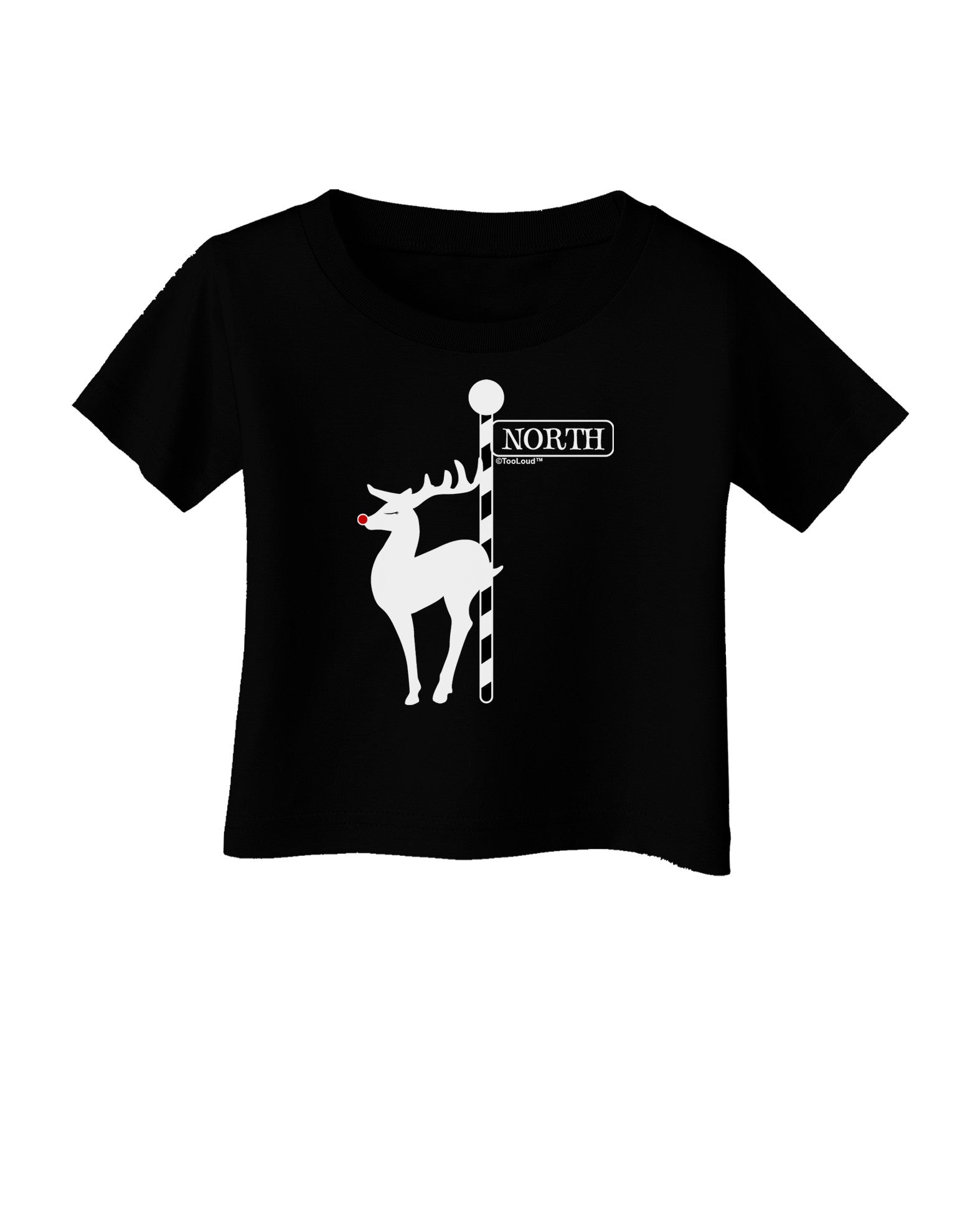 Rudolf the Ratchet Reindeer Infant T-Shirt Dark-Infant T-Shirt-TooLoud-Black-06-Months-Davson Sales