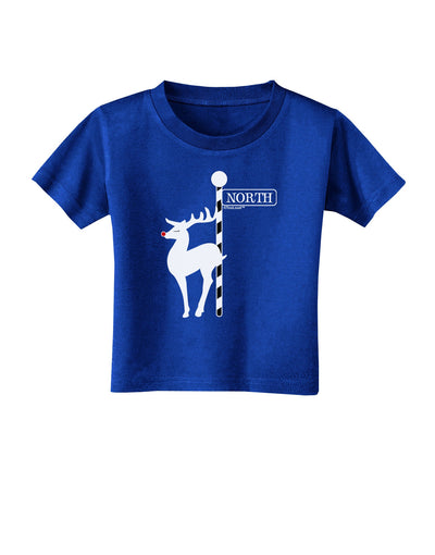 Rudolf the Ratchet Reindeer Toddler T-Shirt Dark-Toddler T-Shirt-TooLoud-Royal-Blue-2T-Davson Sales