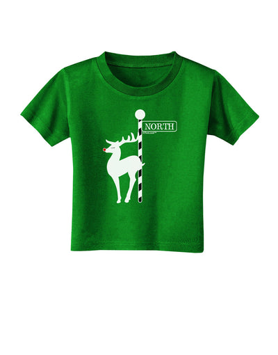 Rudolf the Ratchet Reindeer Toddler T-Shirt Dark-Toddler T-Shirt-TooLoud-Clover-Green-2T-Davson Sales