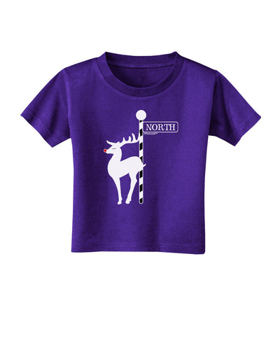 Rudolf the Ratchet Reindeer Toddler T-Shirt Dark-Toddler T-Shirt-TooLoud-Purple-2T-Davson Sales