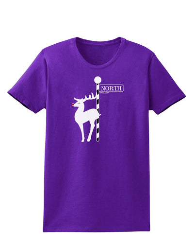 Rudolf the Ratchet Reindeer Womens Dark T-Shirt-TooLoud-Purple-X-Small-Davson Sales