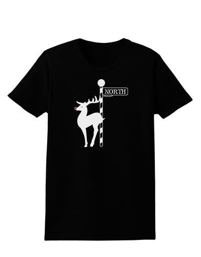 Rudolf the Ratchet Reindeer Womens Dark T-Shirt-TooLoud-Black-X-Small-Davson Sales