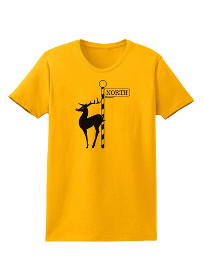 Rudolf the Ratchet Reindeer Womens T-Shirt-Womens T-Shirt-TooLoud-Gold-X-Small-Davson Sales