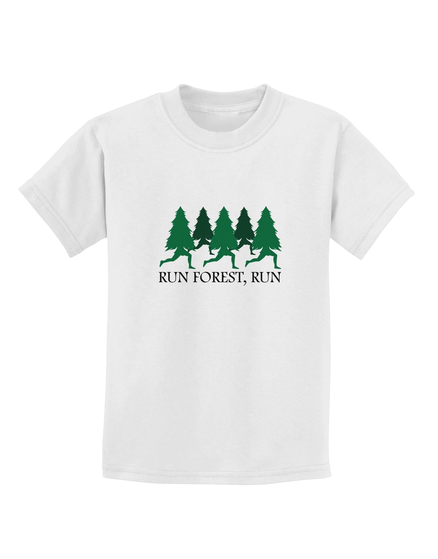 Run Forest Run Funny Childrens T-Shirt by TooLoud-TooLoud-White-X-Small-Davson Sales