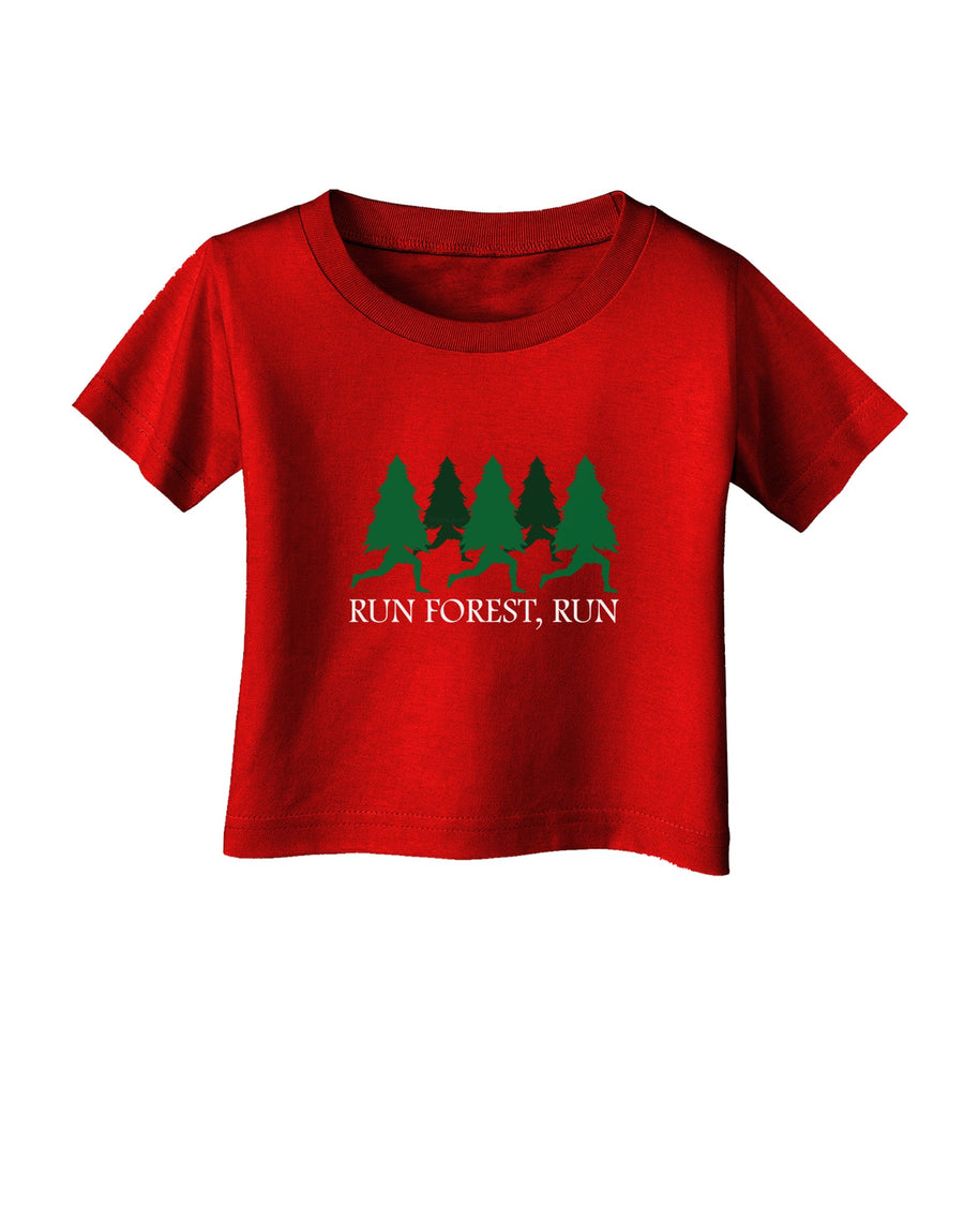 Run Forest Run Funny Infant T-Shirt Dark by TooLoud-TooLoud-Black-06-Months-Davson Sales