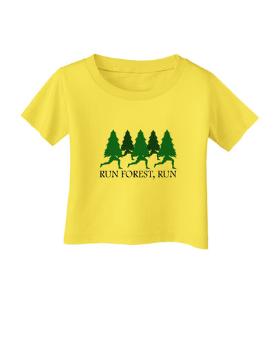 Run Forest Run Funny Infant T-Shirt by TooLoud-TooLoud-Yellow-06-Months-Davson Sales