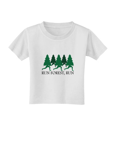 Run Forest Run Funny Toddler T-Shirt by TooLoud-Toddler T-Shirt-TooLoud-White-2T-Davson Sales