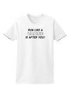 Run Like a Zombie Is After You Womens T-Shirt-Womens T-Shirt-TooLoud-White-X-Small-Davson Sales