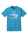 Running Late Is My Cardio Adult Dark T-Shirt-Mens T-Shirt-TooLoud-Turquoise-Small-Davson Sales