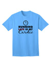 Running Late Is My Cardio Adult T-Shirt-unisex t-shirt-TooLoud-Aquatic-Blue-Small-Davson Sales