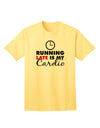 Running Late Is My Cardio Adult T-Shirt-unisex t-shirt-TooLoud-Yellow-Small-Davson Sales