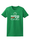 Running Late Is My Cardio Womens Dark T-Shirt-TooLoud-Kelly-Green-X-Small-Davson Sales