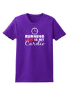 Running Late Is My Cardio Womens Dark T-Shirt-TooLoud-Purple-X-Small-Davson Sales