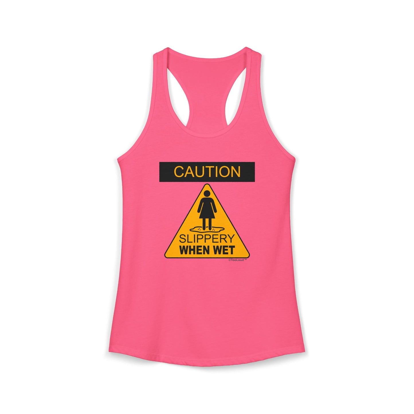 Slippery When Wet Womens Petite Tank Top