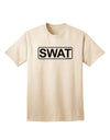 SWAT Team Logo - Adult T-Shirt with Text by TooLoud-Mens T-shirts-TooLoud-Natural-Small-Davson Sales