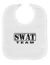 SWAT Team Logo - Distressed Baby Bib