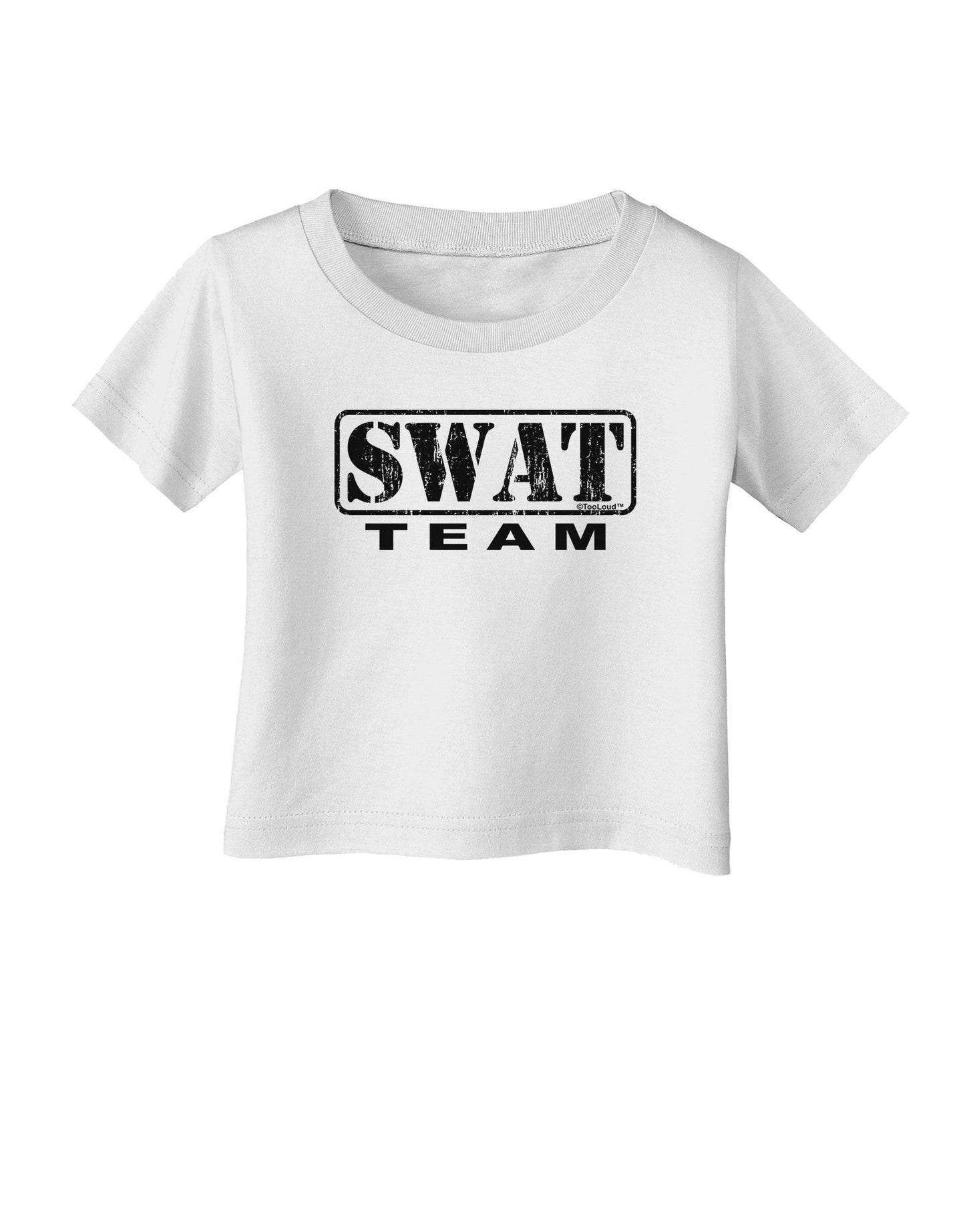 SWAT Team Logo - Distressed Infant T-Shirt-Infant T-Shirt-TooLoud-White-06-Months-Davson Sales