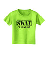 SWAT Team Logo - Distressed Toddler T-Shirt-Toddler T-Shirt-TooLoud-Lime-Green-2T-Davson Sales