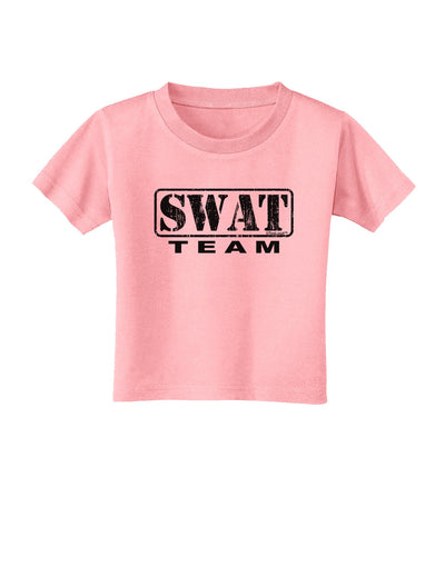 SWAT Team Logo - Distressed Toddler T-Shirt-Toddler T-Shirt-TooLoud-Candy-Pink-2T-Davson Sales