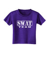 SWAT Team Logo - Distressed Toddler T-Shirt Dark-Toddler T-Shirt-TooLoud-Purple-2T-Davson Sales