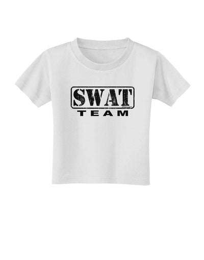 SWAT Team Logo - Distressed Toddler T-Shirt-Toddler T-Shirt-TooLoud-White-2T-Davson Sales