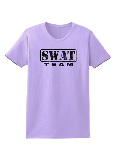 SWAT Team Logo - Distressed Womens T-Shirt-Womens T-Shirt-TooLoud-Lavender-X-Small-Davson Sales