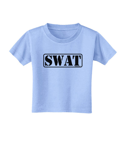 SWAT Team Logo - Text #2 Toddler T-Shirt by TooLoud-Toddler T-Shirt-TooLoud-Aquatic-Blue-2T-Davson Sales