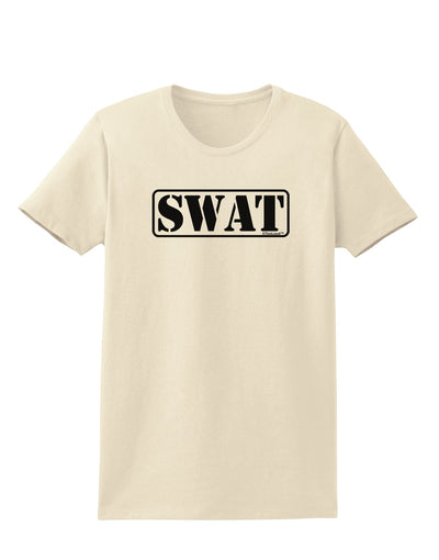 SWAT Team Logo - Text #2 Womens T-Shirt by TooLoud-Womens T-Shirt-TooLoud-Natural-X-Small-Davson Sales