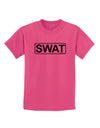 SWAT Team Logo - Text Childrens T-Shirt by TooLoud-Childrens T-Shirt-TooLoud-Sangria-X-Small-Davson Sales