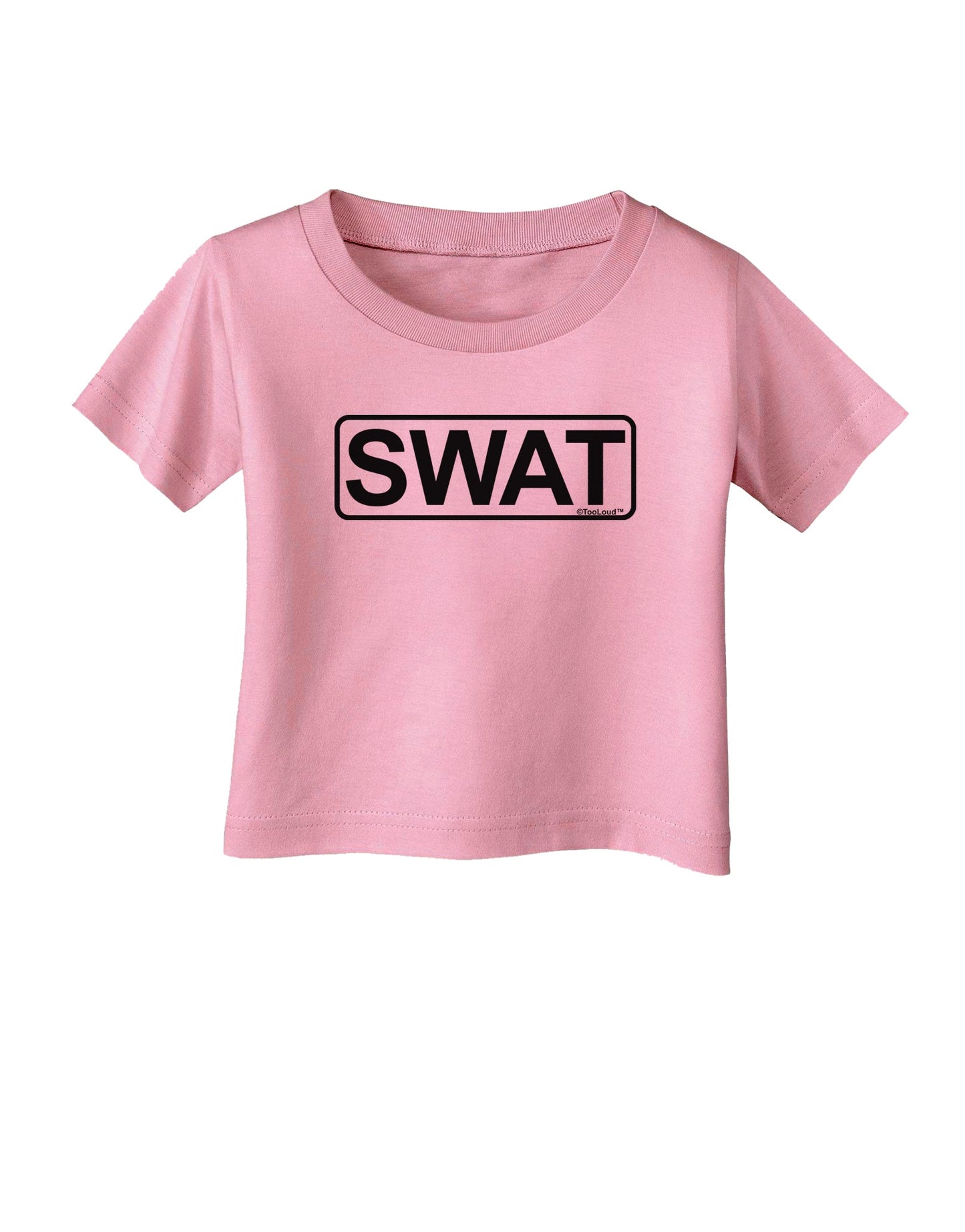 SWAT Team Logo - Text Infant T-Shirt by TooLoud-Infant T-Shirt-TooLoud-Candy-Pink-06-Months-Davson Sales