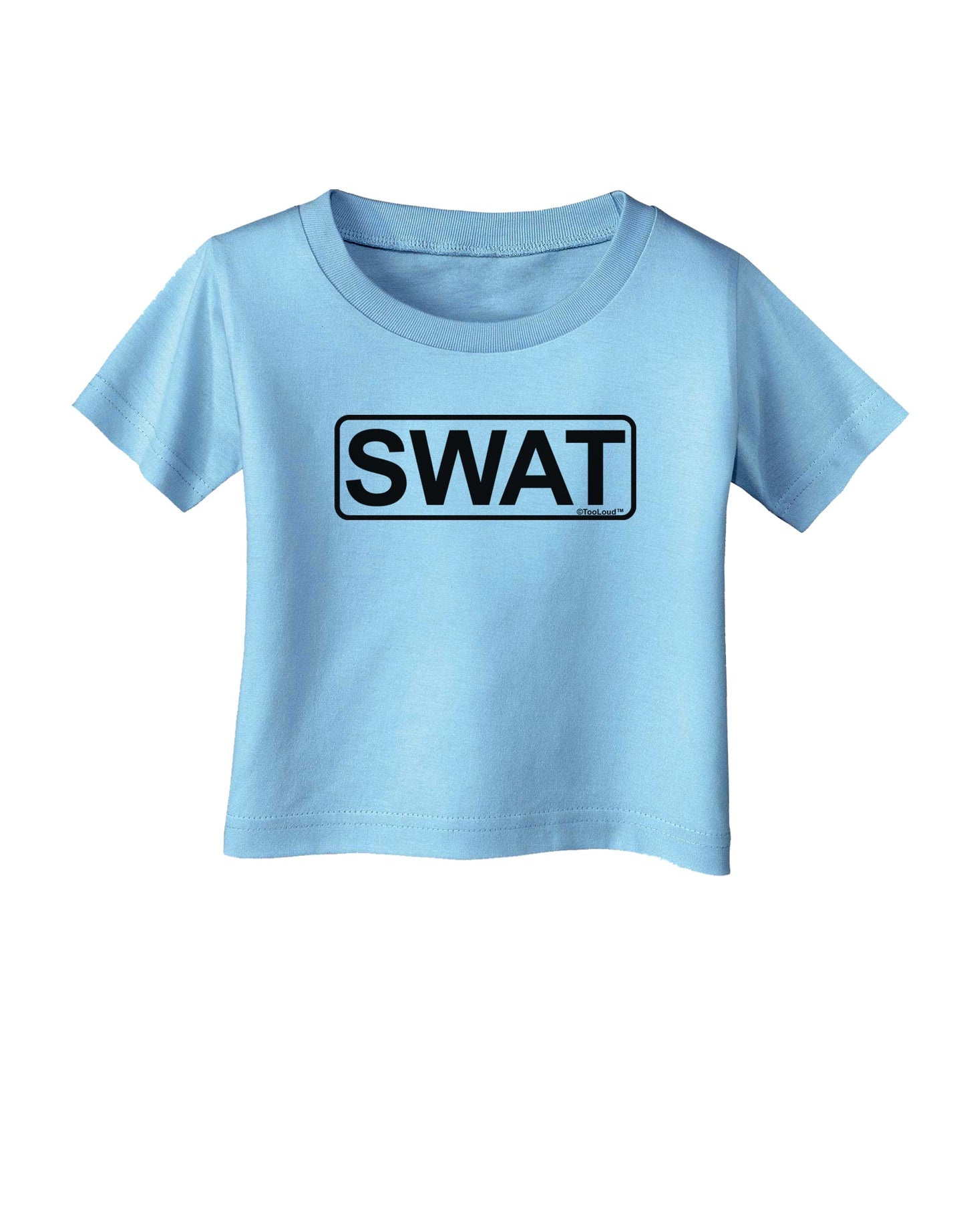 SWAT Team Logo - Text Infant T-Shirt by TooLoud-Infant T-Shirt-TooLoud-Aquatic-Blue-06-Months-Davson Sales