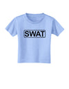 SWAT Team Logo - Text Toddler T-Shirt by TooLoud-Toddler T-Shirt-TooLoud-Aquatic-Blue-2T-Davson Sales