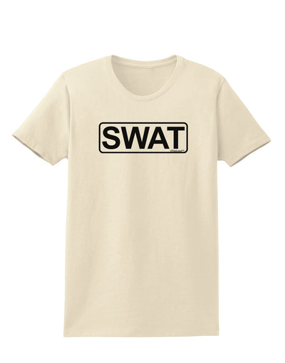 SWAT Team Logo - Text Womens T-Shirt by TooLoud-Womens T-Shirt-TooLoud-Natural-X-Small-Davson Sales