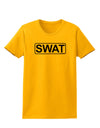 SWAT Team Logo - Text Womens T-Shirt by TooLoud-Womens T-Shirt-TooLoud-Gold-X-Small-Davson Sales