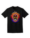 Sacred Calavera Day of the Dead Sugar Skull Adult Dark T-Shirt-Mens T-Shirt-TooLoud-Black-Small-Davson Sales