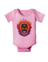 Sacred Calavera Day of the Dead Sugar Skull Baby Romper Bodysuit-Baby Romper-TooLoud-Light-Pink-06-Months-Davson Sales