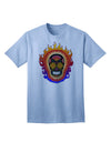 Sacred Calavera: Premium Day of the Dead Sugar Skull Adult T-Shirt - A Unique Expression of Artistic Style-Mens T-shirts-TooLoud-Light-Blue-Small-Davson Sales