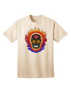 Sacred Calavera: Premium Day of the Dead Sugar Skull Adult T-Shirt - A Unique Expression of Artistic Style-Mens T-shirts-TooLoud-Natural-Small-Davson Sales