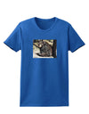 Sad Black Bear Womens Dark T-Shirt-TooLoud-Royal-Blue-X-Small-Davson Sales