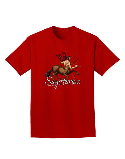 Sagittarius Color Illustration Adult Dark T-Shirt-Mens T-Shirt-TooLoud-Red-Small-Davson Sales